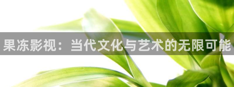 窝窝在线影视：果冻影视：当代文化与艺术的无限可能